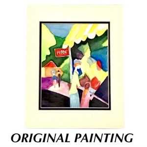 HAND CRAFTED Original Painting, Watercolor Interpretive Reproduction